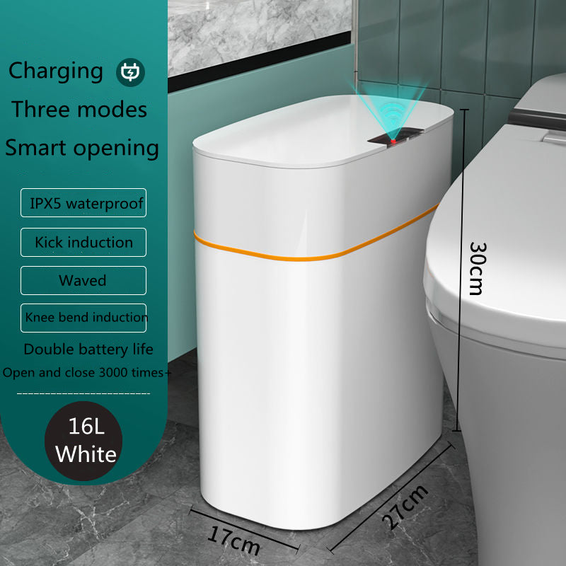 Smart Bin with Lid for Bedroom and Living Room