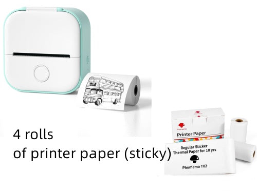 Portable Thermal Mini Label Printer Home Photo Printer Bad Question Student Photo Printer Bluetooth Mini Label Price Tag Printer