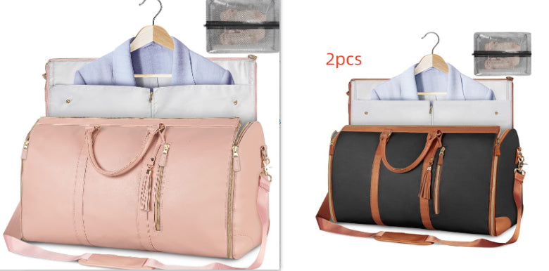 Large Capacity Travel Handbag Women's Handbag, Foldable Garment Bag | Waterproof Tote
