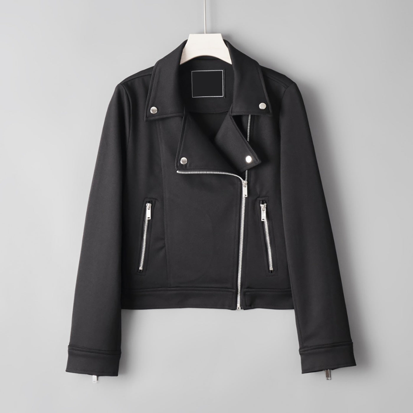 Versatile Short, Cool Biker-style Jacket For Women