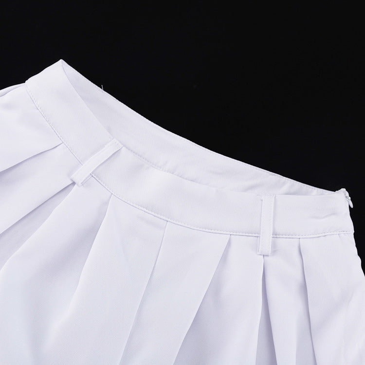 White High-Waisted Balloon Pants