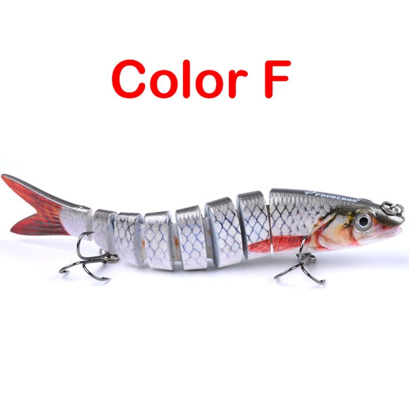Pêche au brochet Leurres Artificielle Multi Articulé Sections Dur Appâts Pêche À La Traîne Brochet Carpe De Pêche Outils