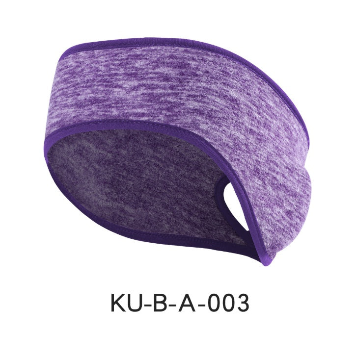 Winter Running Horsetail Hole Ears Windproof and Cold Earmuffs