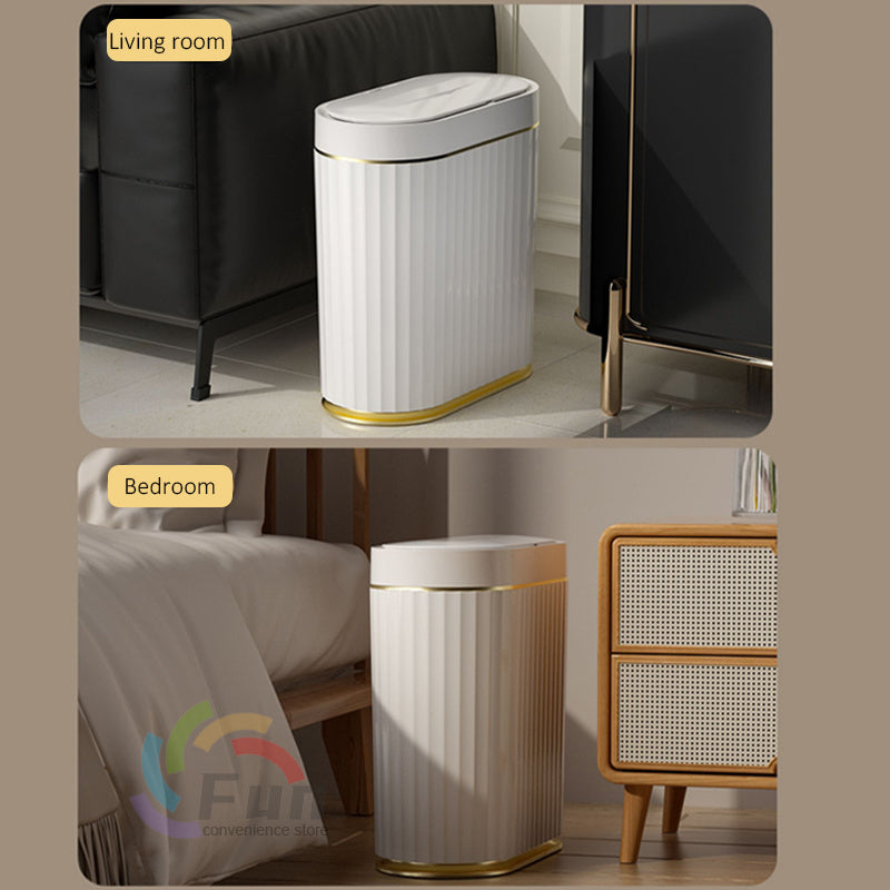 Smart Bin with Lid for Bedroom and Living Room