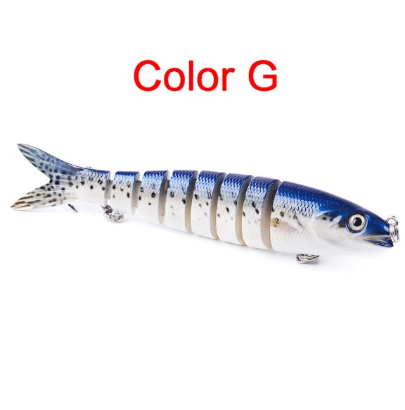 Pêche au brochet Leurres Artificielle Multi Articulé Sections Dur Appâts Pêche À La Traîne Brochet Carpe De Pêche Outils