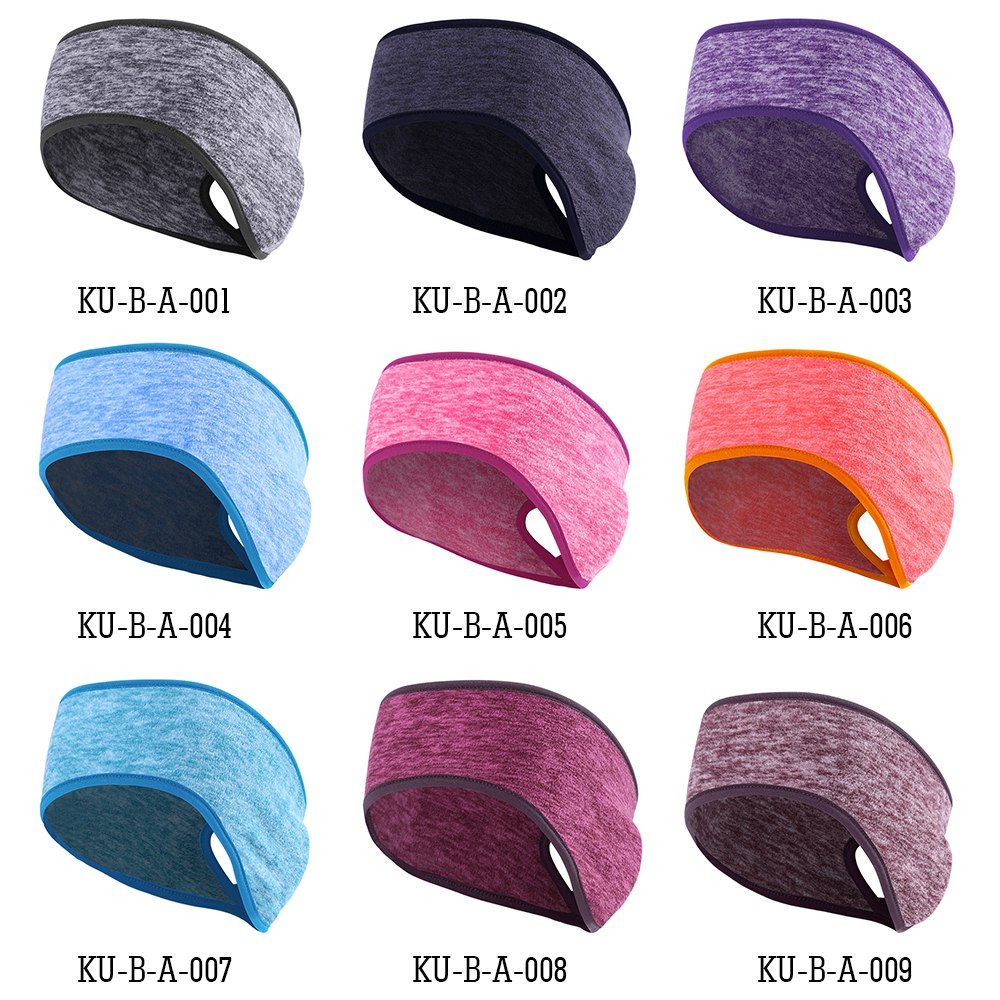 Winter Running Horsetail Hole Ears Windproof and Cold Earmuffs