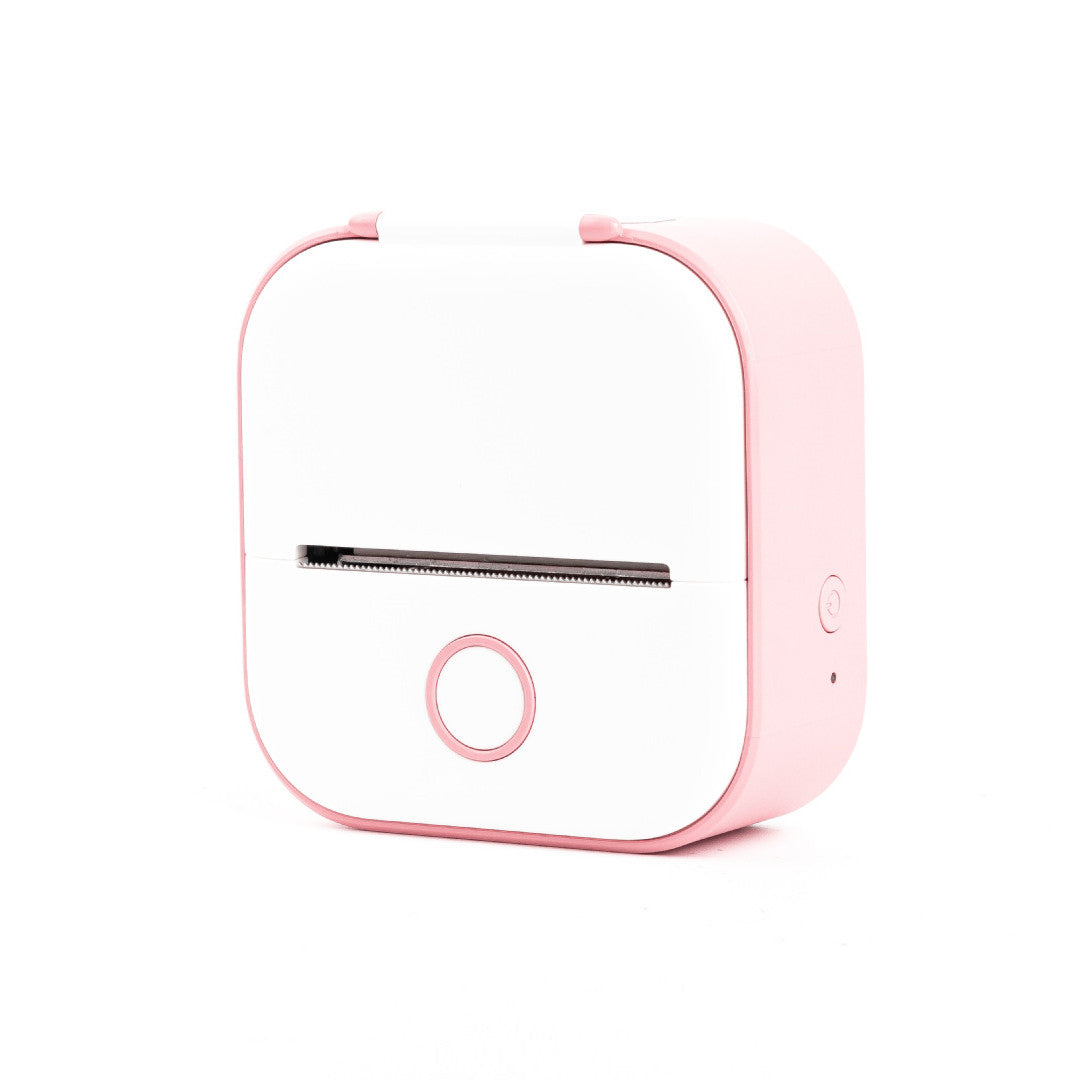 Mini imprimante d'étiquettes thermique portable Imprimante photo pour la maison Imprimante photo pour étudiant à mauvaise question Imprimante Bluetooth Mini étiquette Étiquette de prix
