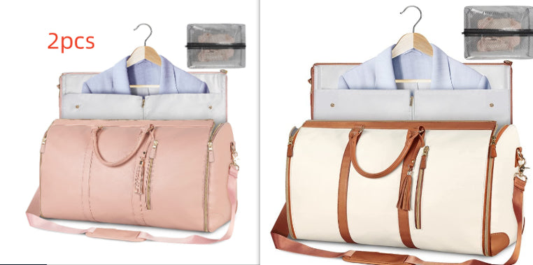 Large Capacity Travel Handbag Women's Handbag, Foldable Garment Bag | Waterproof Tote