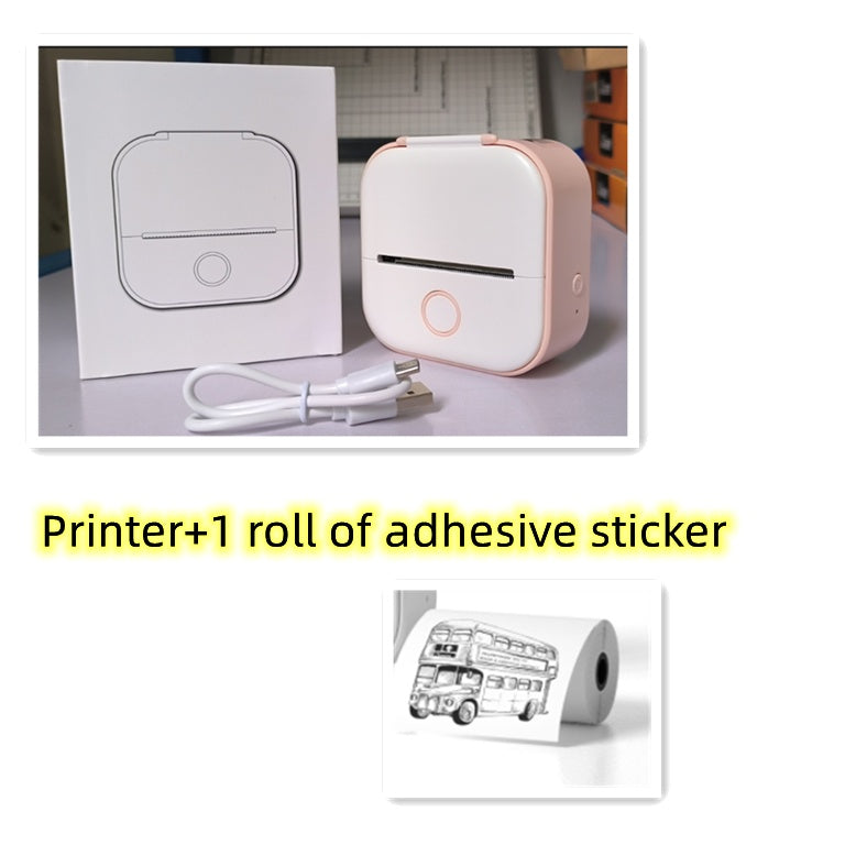 Portable Thermal Mini Label Printer Home Photo Printer Bad Question Student Photo Printer Bluetooth Mini Label Price Tag Printer