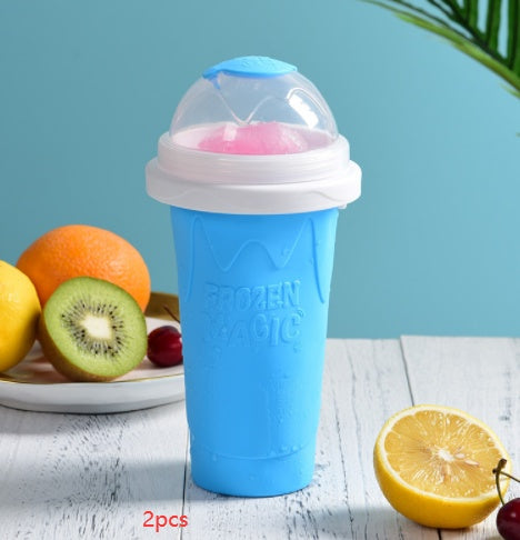 the cup in an ice cup and quickly make a cup smoothie