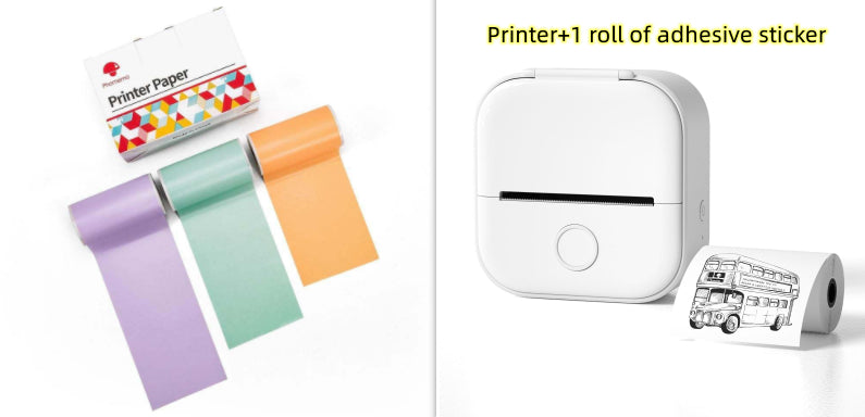 Portable Thermal Mini Label Printer Home Photo Printer Bad Question Student Photo Printer Bluetooth Mini Label Price Tag Printer