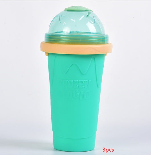 the cup in an ice cup and quickly make a cup smoothie