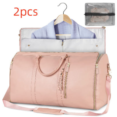 Large Capacity Travel Handbag Women's Handbag, Foldable Garment Bag | Waterproof Tote
