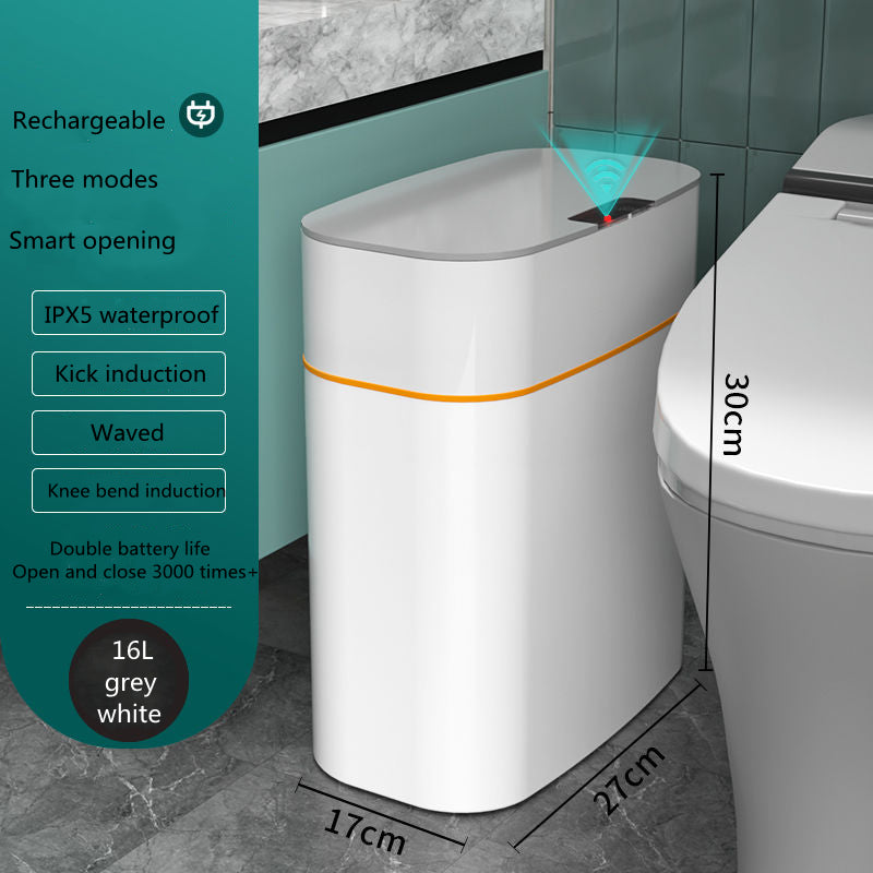 Smart Bin with Lid for Bedroom and Living Room