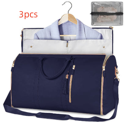 Large Capacity Travel Handbag Women's Handbag, Foldable Garment Bag | Waterproof Tote
