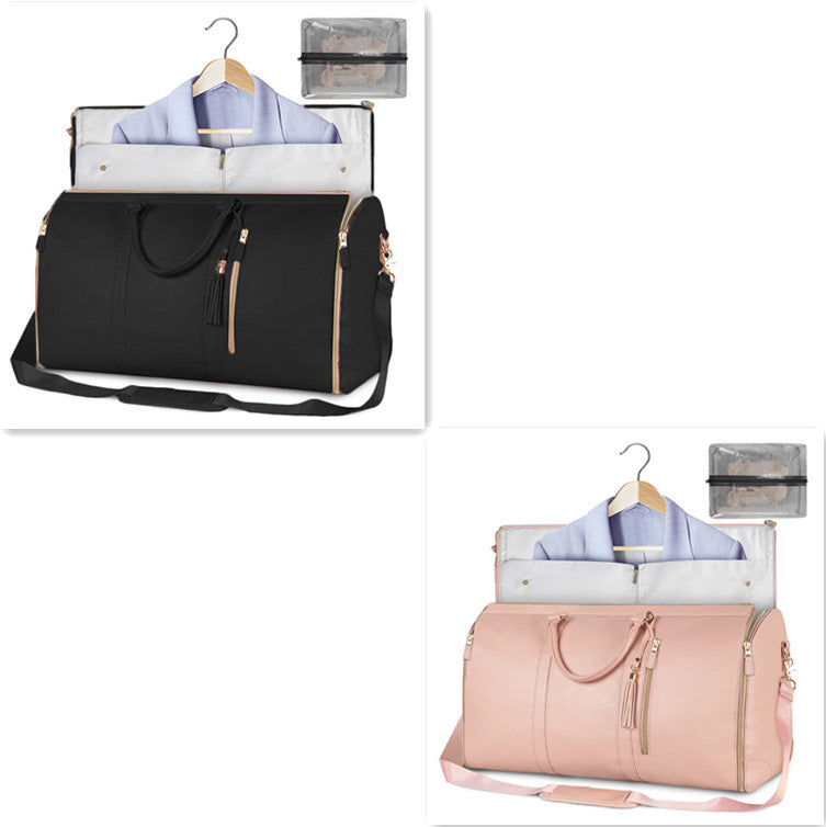 Large Capacity Travel Handbag Women's Handbag, Foldable Garment Bag | Waterproof Tote