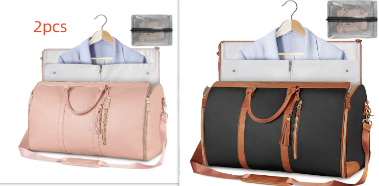 Large Capacity Travel Handbag Women's Handbag, Foldable Garment Bag | Waterproof Tote