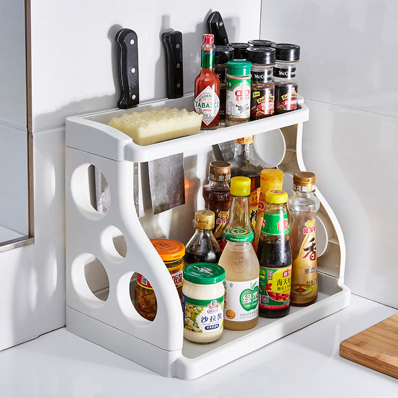 Rayonnage de rangement de cuisine fournitures de cuisine stockage artefact multicouche