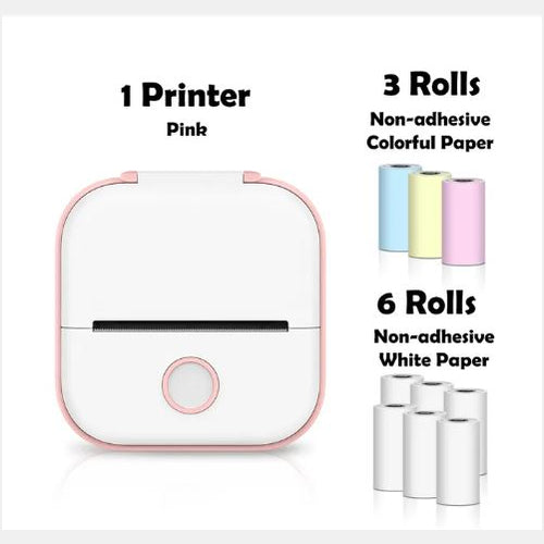 Portable Thermal Mini Label Printer Home Photo Printer Bad Question Student Photo Printer Bluetooth Mini Label Price Tag Printer