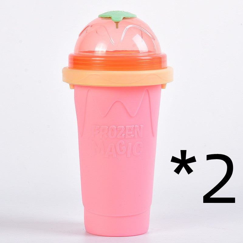 the cup in an ice cup and quickly make a cup smoothie