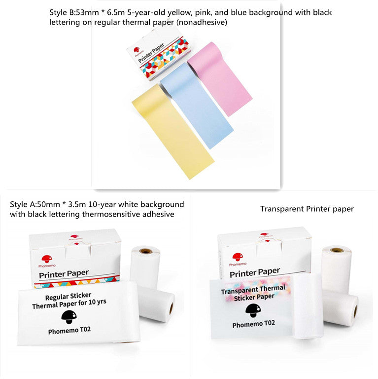 Portable Thermal Mini Label Printer Home Photo Printer Bad Question Student Photo Printer Bluetooth Mini Label Price Tag Printer