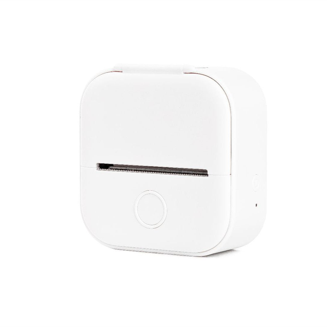Mini imprimante d'étiquettes thermique portable Imprimante photo pour la maison Imprimante photo pour étudiant à mauvaise question Imprimante Bluetooth Mini étiquette Étiquette de prix