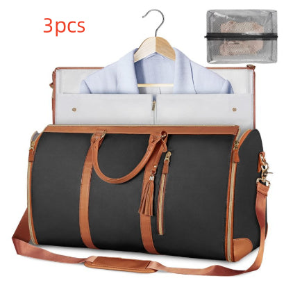 Large Capacity Travel Handbag Women's Handbag, Foldable Garment Bag | Waterproof Tote