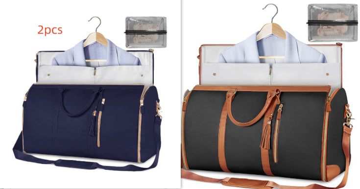 Large Capacity Travel Handbag Women's Handbag, Foldable Garment Bag | Waterproof Tote