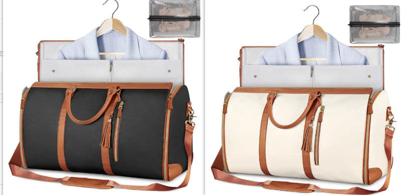 Large Capacity Travel Handbag Women's Handbag, Foldable Garment Bag | Waterproof Tote