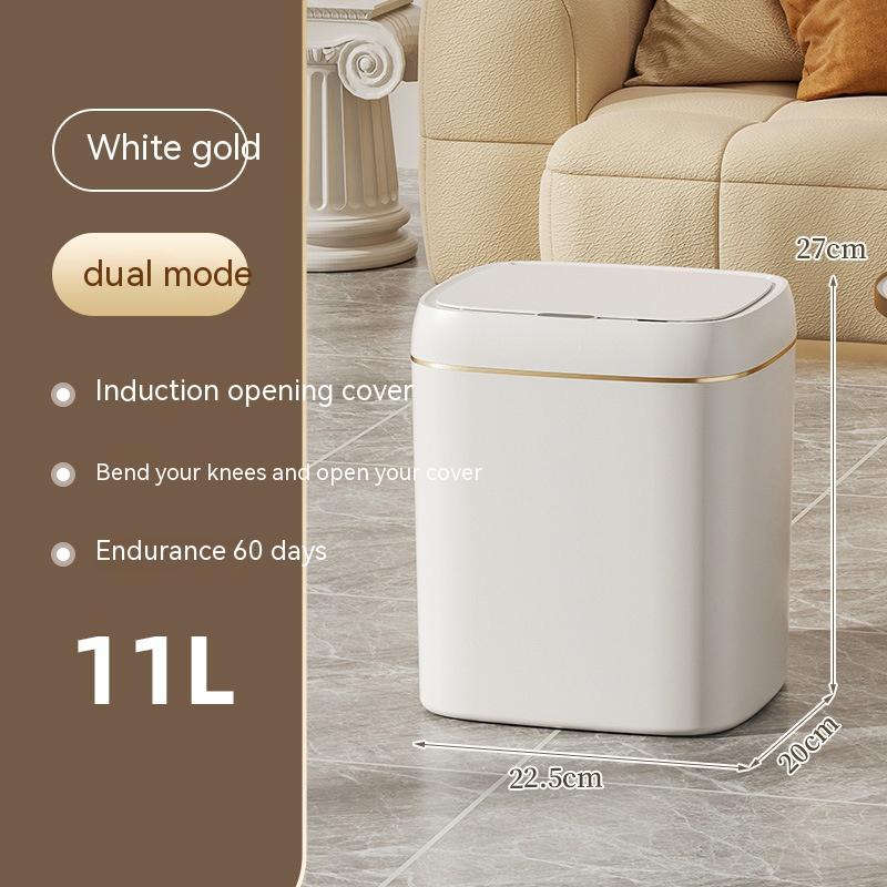 Smart Bin with Lid for Bedroom and Living Room