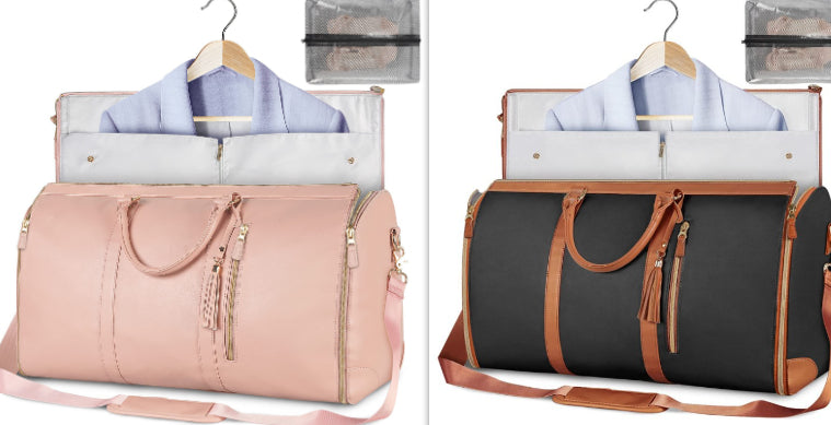 Large Capacity Travel Handbag Women's Handbag, Foldable Garment Bag | Waterproof Tote