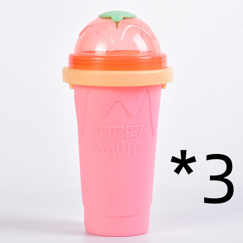 the cup in an ice cup and quickly make a cup smoothie
