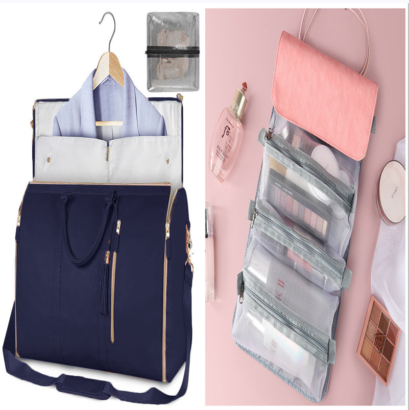 Large Capacity Travel Handbag Women's Handbag, Foldable Garment Bag | Waterproof Tote
