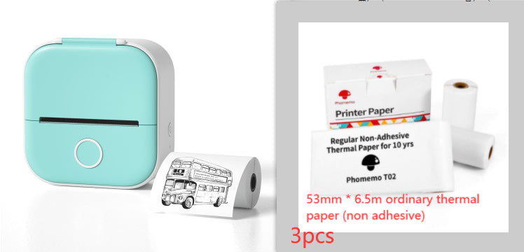 Portable Thermal Mini Label Printer Home Photo Printer Bad Question Student Photo Printer Bluetooth Mini Label Price Tag Printer