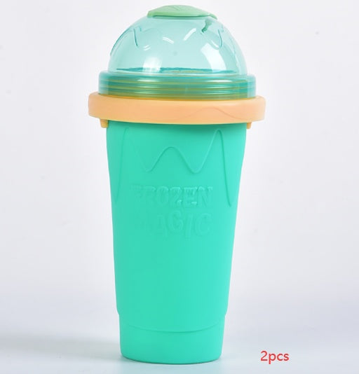 the cup in an ice cup and quickly make a cup smoothie