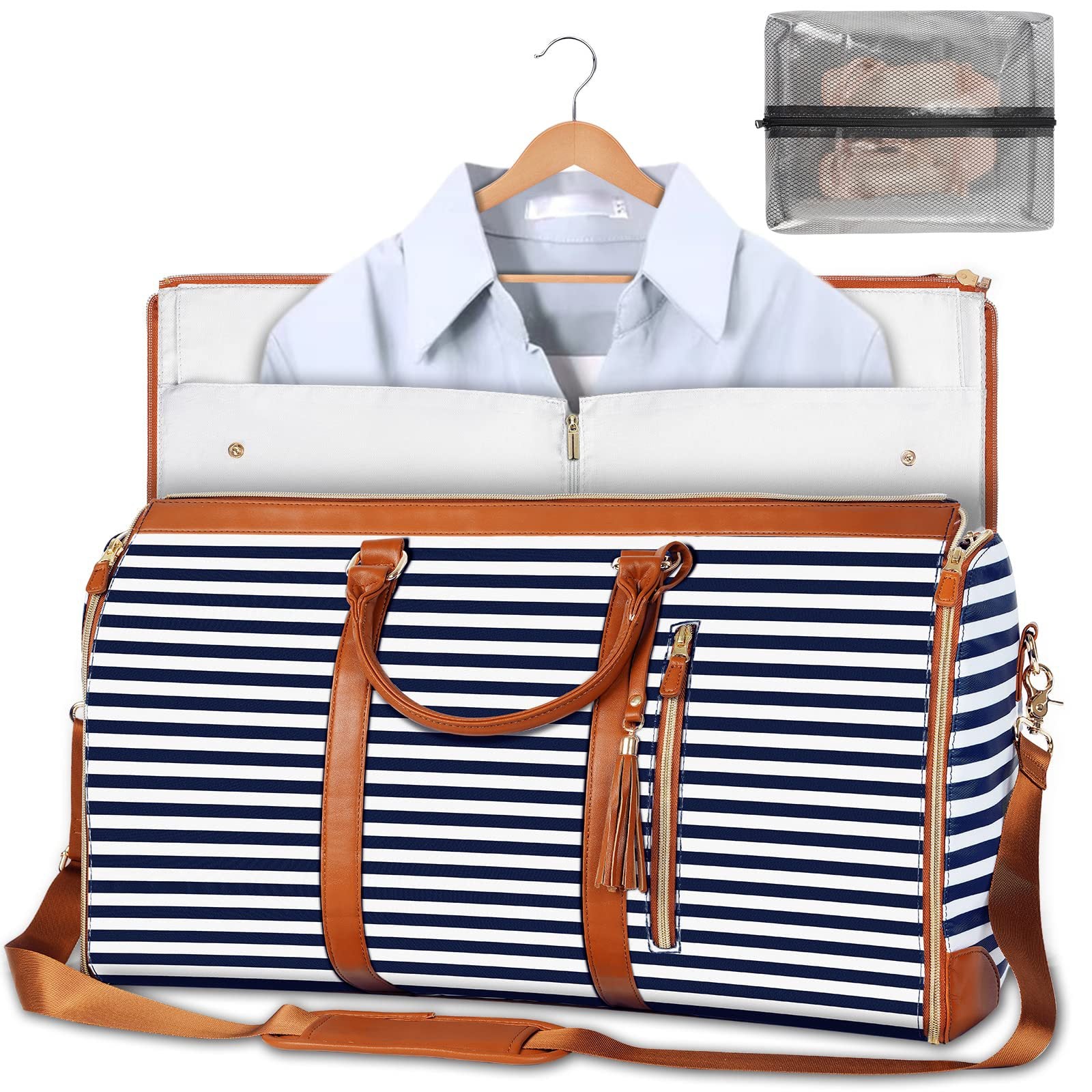 Large Capacity Travel Handbag Women's Handbag, Foldable Garment Bag | Waterproof Tote
