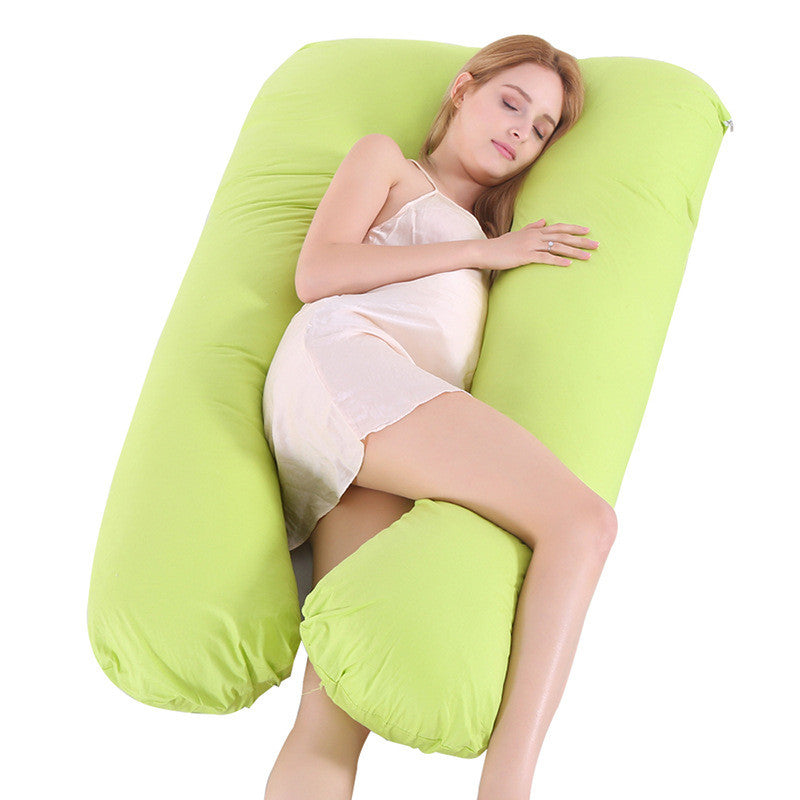 Soutien Oreiller De Couchage d'été Pour Les Femmes Enceintes U Forme De Maternité Oreillers Grossesse En Soie de Glace