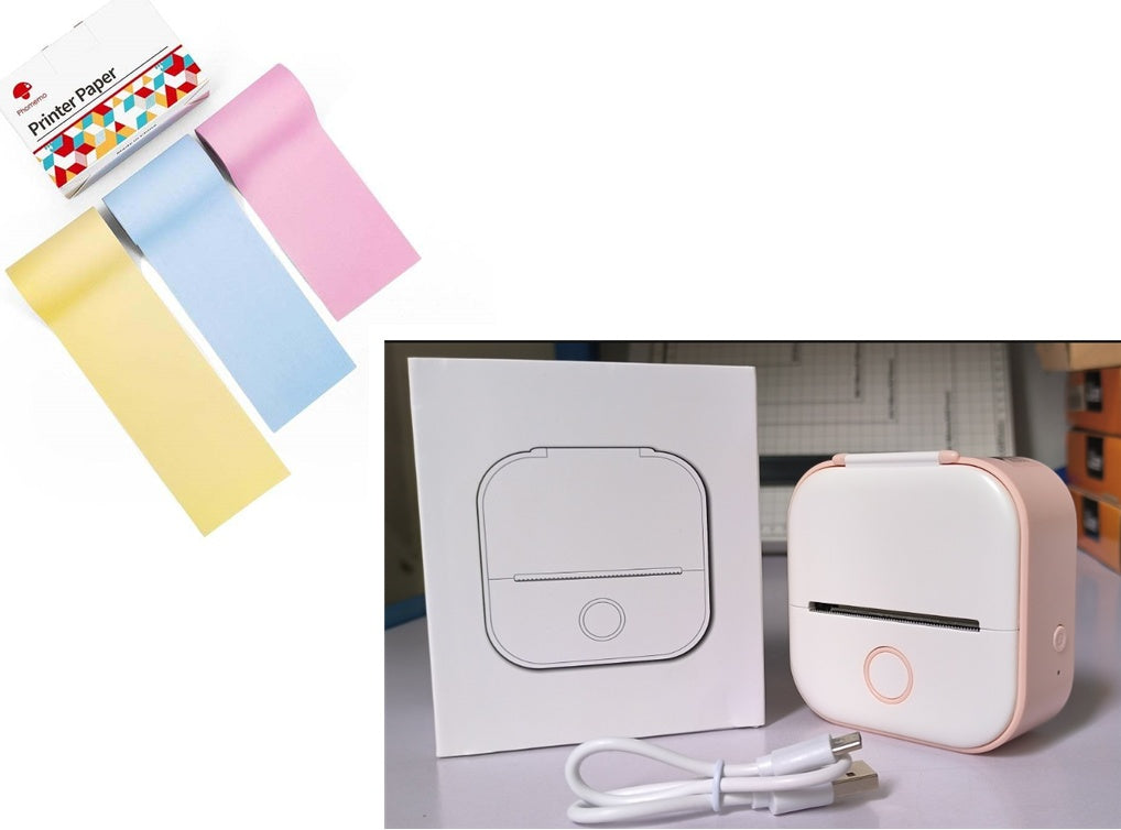 Portable Thermal Mini Label Printer Home Photo Printer Bad Question Student Photo Printer Bluetooth Mini Label Price Tag Printer