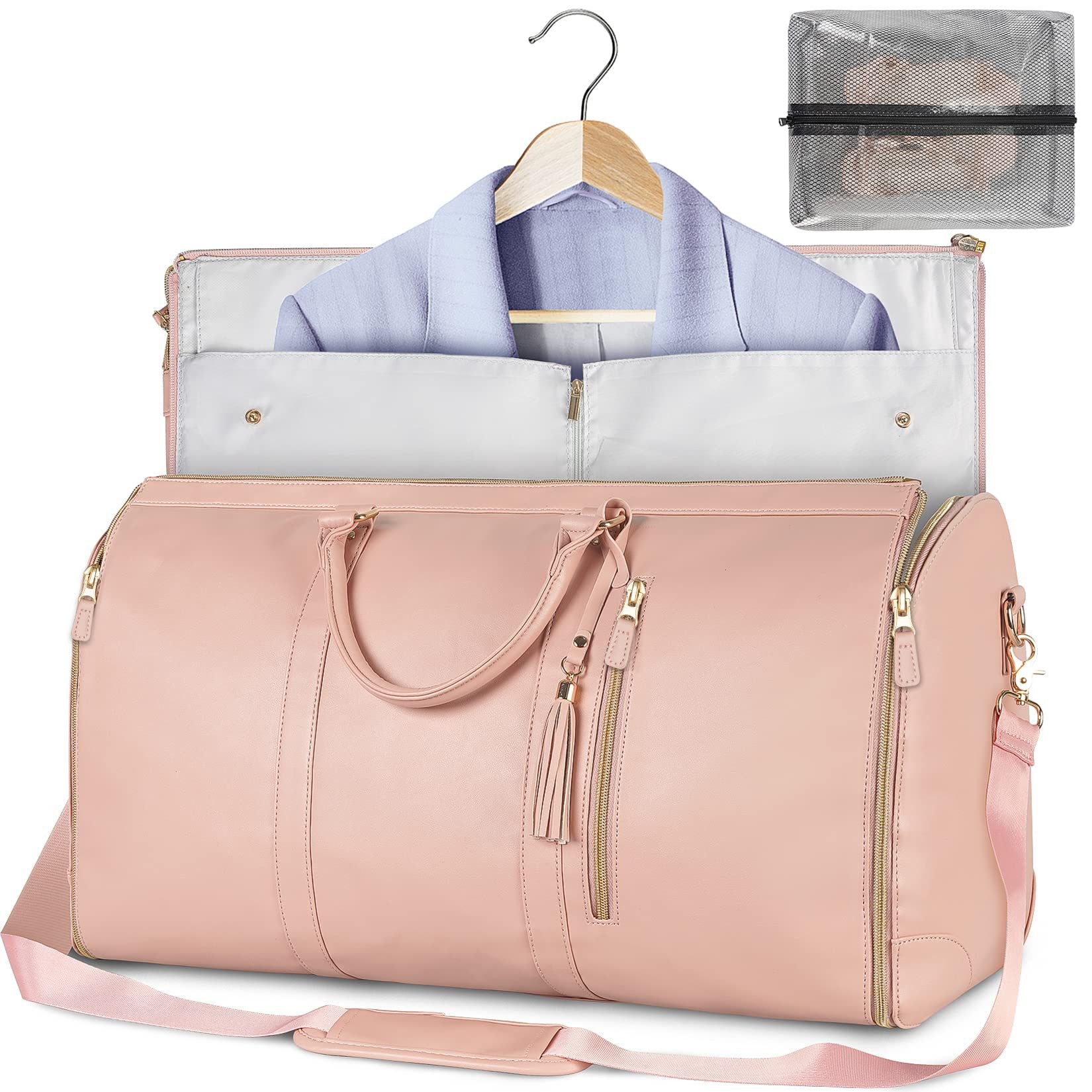 Large Capacity Travel Handbag Women's Handbag, Foldable Garment Bag | Waterproof Tote