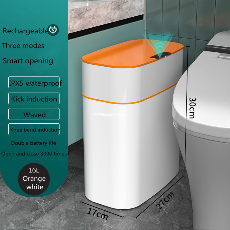 Smart Bin with Lid for Bedroom and Living Room